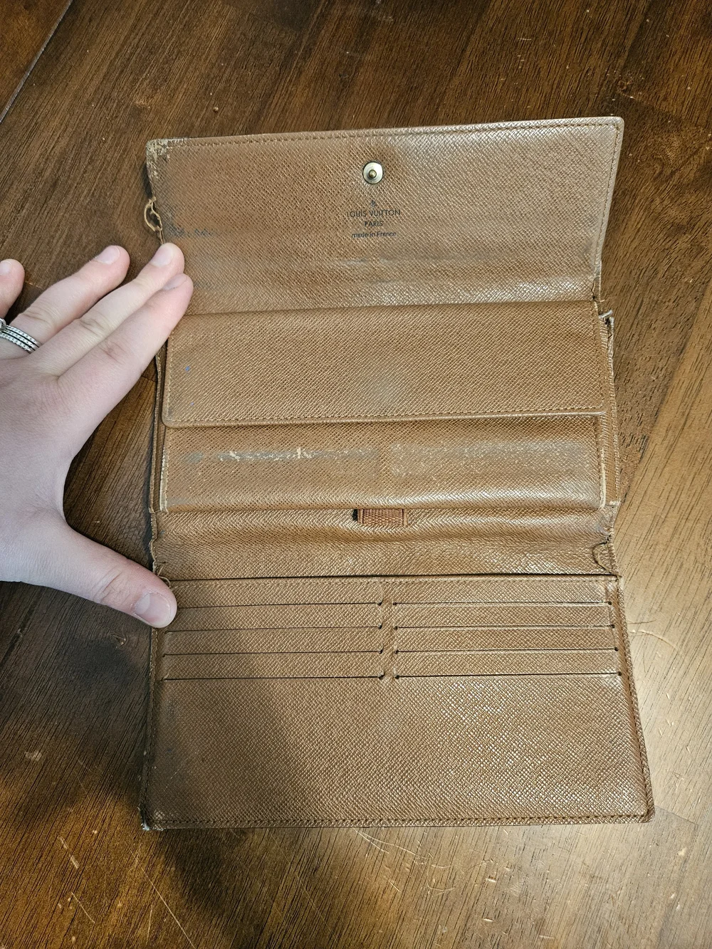 Louis Vuitton Monogram Continental Wallet in Brown